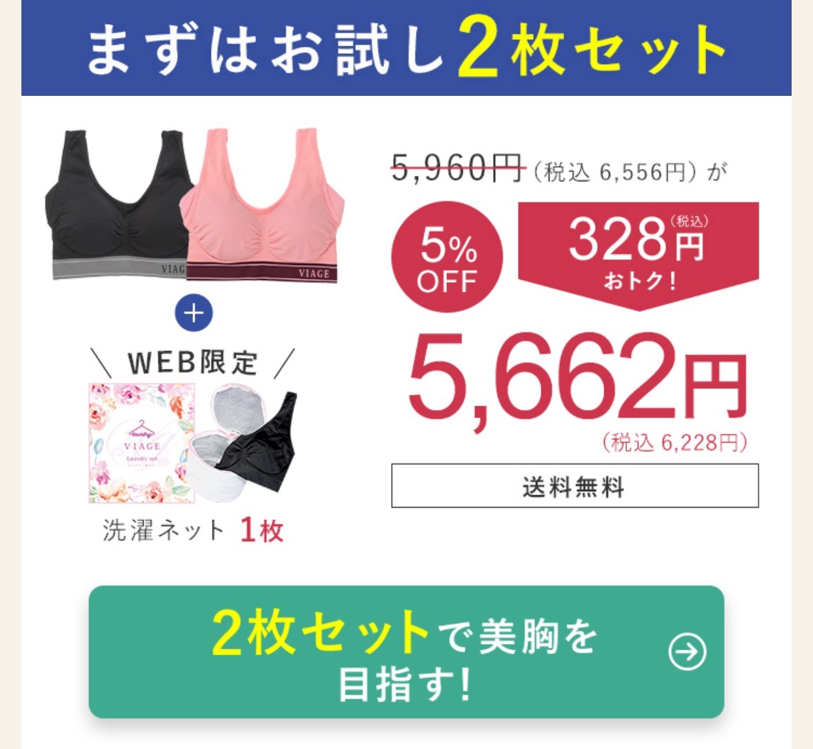 viage　ヴィアージュ　ナイトブラ