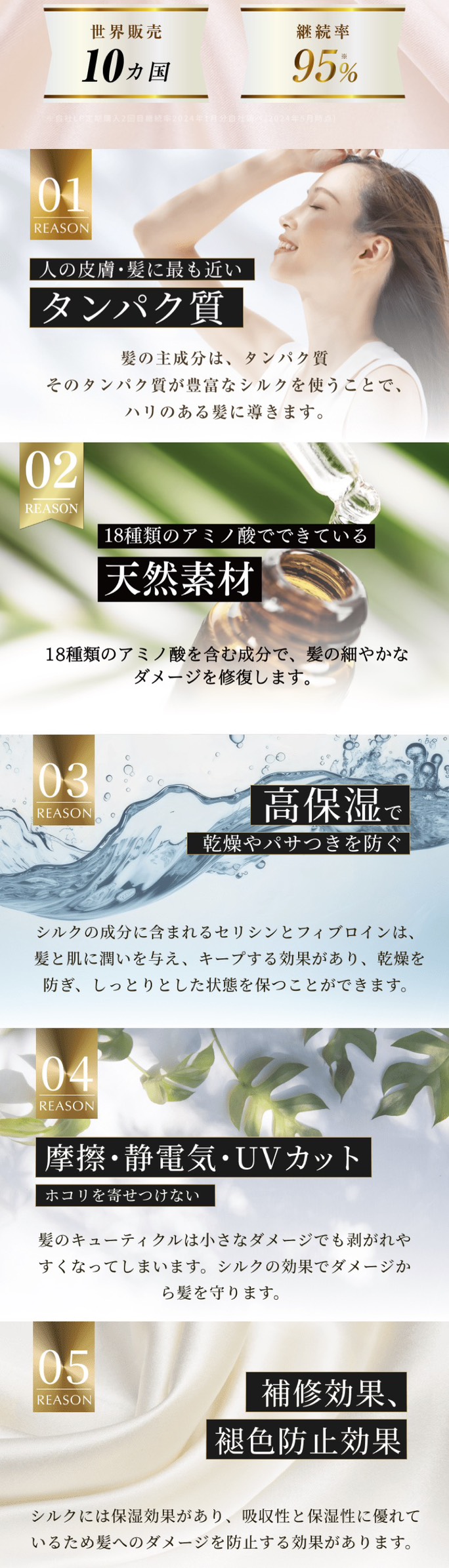 silktherich　シルクザリッチ　シャンプー　トリートメント