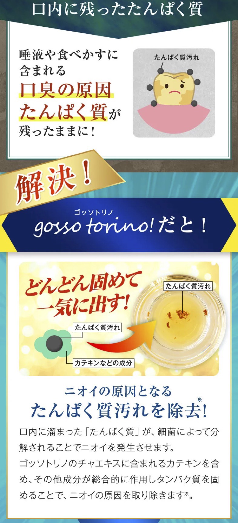 ゴッソトリノ　マウスウォッシュ　口臭ケア