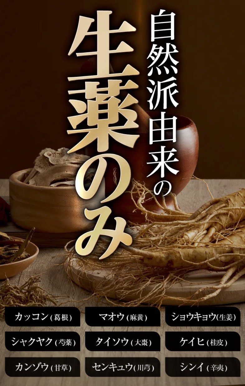 養生仙薬の葛根湯　蓄膿症・鼻づまりケア